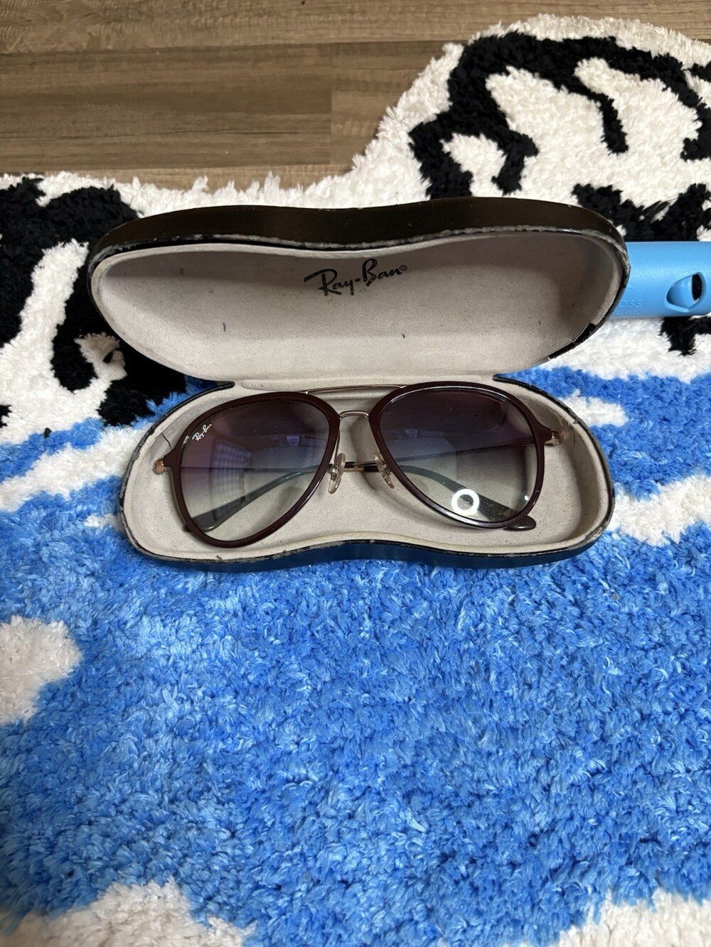 Bausch and Lomb Ray-Ban Aviator Sunglasses with Case Vintage